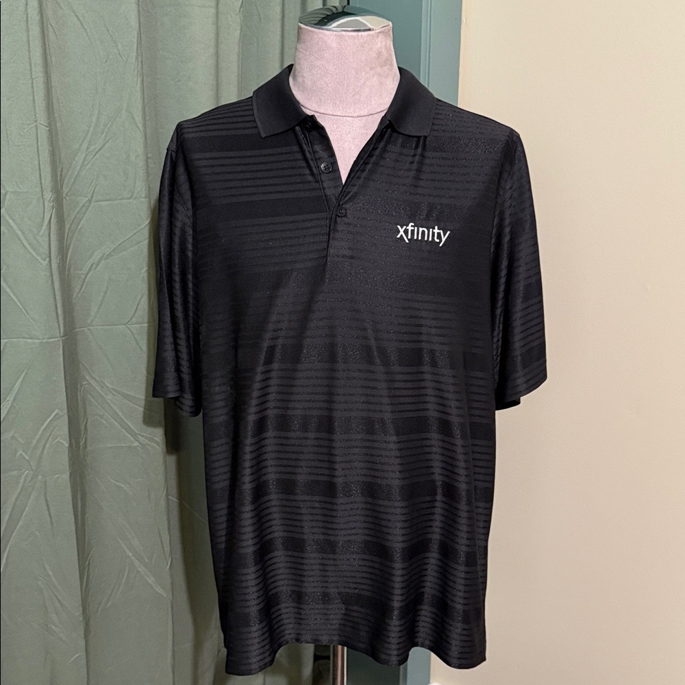 Xfinity Men's Polo Shirt in Classic Black